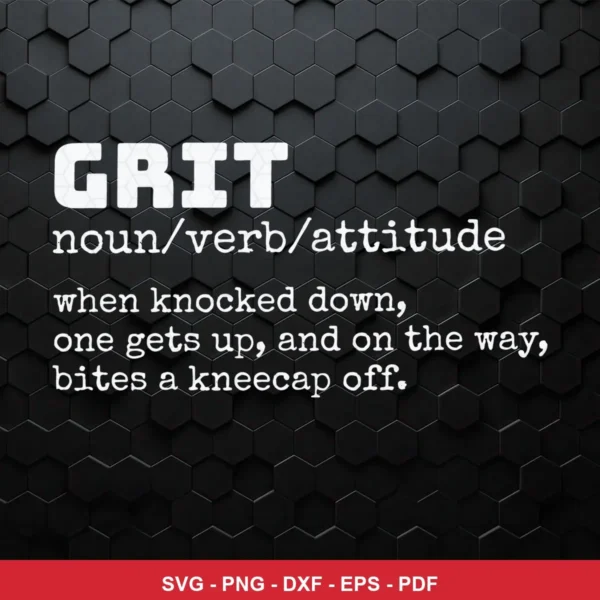 minimalist typographic with a dark textured background NFL classic design expressing motivation and toughness for Cricut a...