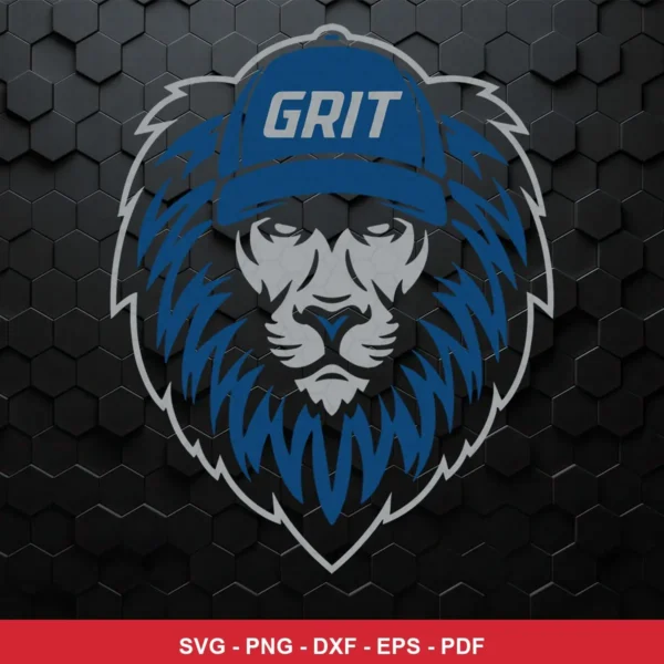 modern, minimalist, emblematic NFL logo design expressing strength and determination for Cricut and Silhouette cutting mac...