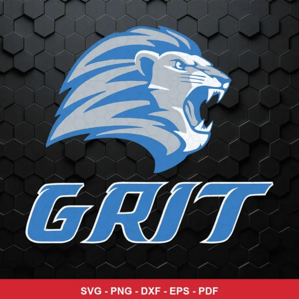 modern, minimalist logo design with a hexagonal textured background NFL logo design expressing strength and determination ...
