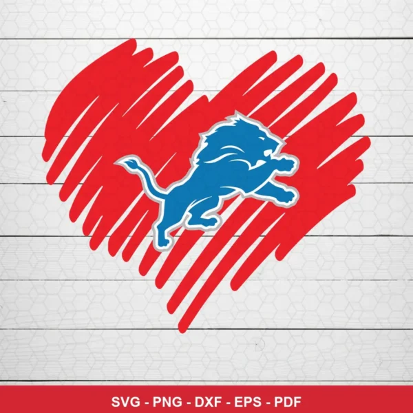 modern minimalistic with a cartoonish heart sketch NFL logo design expressing team pride and love for Cricut and Silhouett...