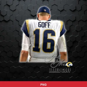 modern photographic with digital graphic overlay NFL classic design expressing neutral, focused on player recognition for ...
