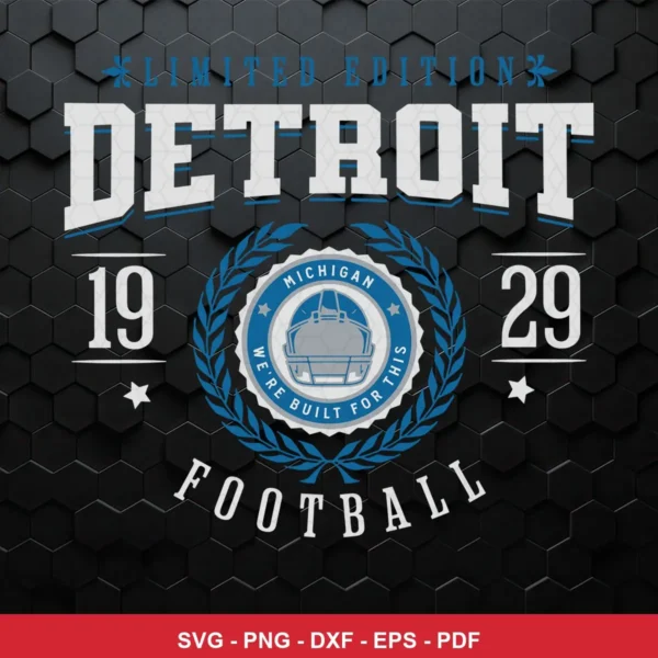 modern minimalist with vintage typography elements NFL classic design expressing pride and team spirit for Cricut and Silh...