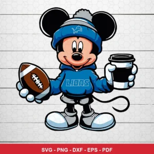 cartoon, modern, bold lines with vibrant colors NFL bold design expressing neutral/positive for Cricut and Silhouette cutt...