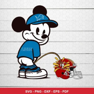 cartoon, modern, humorous NFL helmet design expressing mockery and dominance for Cricut and Silhouette cutting machines
