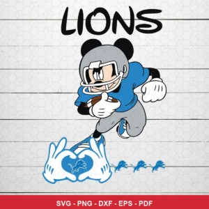 cartoon, modern with a playful sports theme NFL classic design expressing team pride and enthusiasm for Cricut and Silhoue...