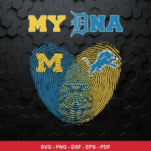 modern, minimalistic fingerprint heart design with bold typography NFL classic design expressing team pride and unity for ...