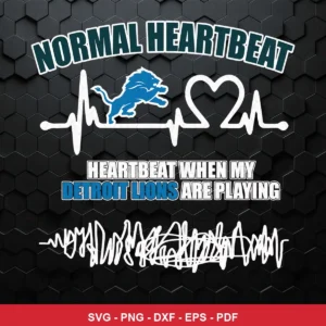 modern, clean, minimalistic with sports theme NFL classic design expressing pride and calmness featuring heartbeat line fo...