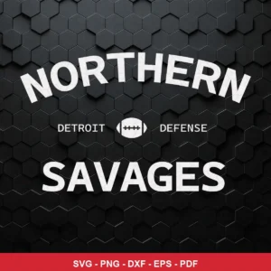 minimalist, modern, text-focused with subtle sports theme NFL classic design expressing team pride featuring text for Cric...