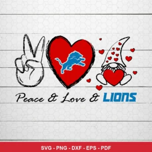 cartoonish, whimsical, and positive NFL classic design expressing love and positivity for Cricut and Silhouette cutting ma...