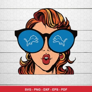 modern pop art/cartoon style with bold lines and vibrant colors NFL logo design expressing neutral/fan pride for Cricut an...