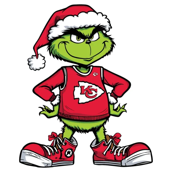 playful and modern with a festive twist Chiefs classic SVG design showing joy and excitement for Cricut and Silhouette cutting machines