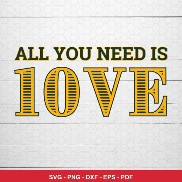 modern typography with subtle sports theme Packers bundle design expressing positive, supportive for Cricut and Silhouette...