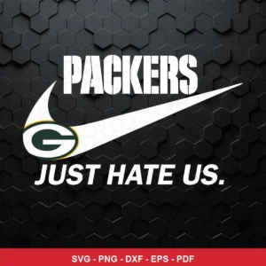 modern minimalist with sports branding influence Packers bundle design expressing pride and defiance for Cricut and Silhou...