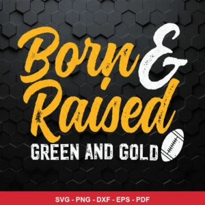 modern typography-based design with distressed texture Packers SVG bundle expressing team pride for Cricut and Silhouette