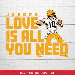 modern cartoon style with bold block typography Packers player SVG expressing pride and support for Cricut and Silhouette