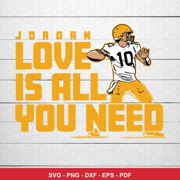 modern cartoon style with bold block typography Packers player SVG expressing pride and support for Cricut and Silhouette