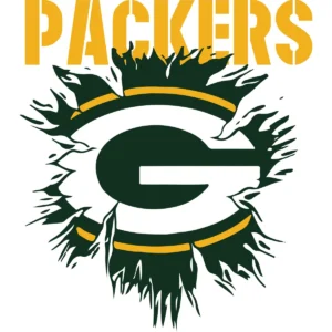 vintage with bold elements Packers classic SVG design showing pride for Cricut and Silhouette cutting machines