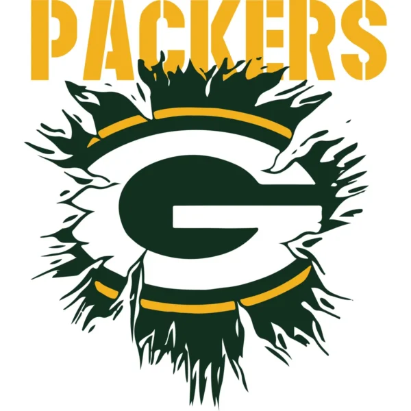 vintage with bold elements Packers classic SVG design showing pride for Cricut and Silhouette cutting machines