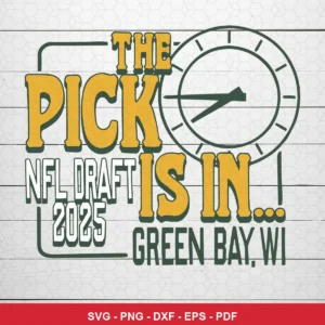 modern typography-focused with subtle vintage elements Packers player SVG for Cricut and Silhouette