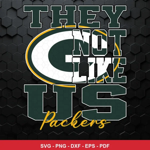bold, modern typography-focused design with a sports team logo background Packers SVG bundle for Cricut and Silhouette