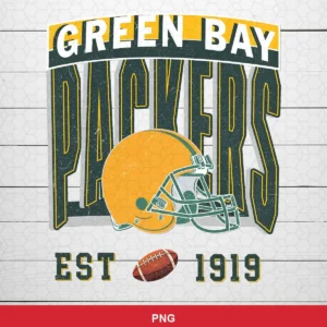 vintage, classic sports logo style with distressed texture vintage Packers SVG for Cricut and Silhouette
