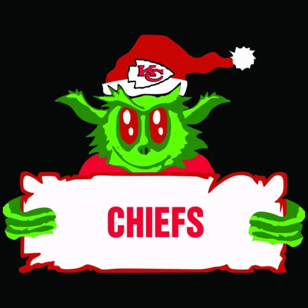 modern and playful with a festive twist Chiefs classic SVG design showing joy and excitement for Cricut and Silhouette cutting machines