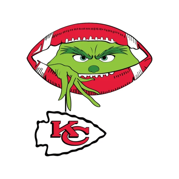 modern and bold with a playful twist Chiefs logo SVG design showing excitement and pride for Cricut and Silhouette cutting machines