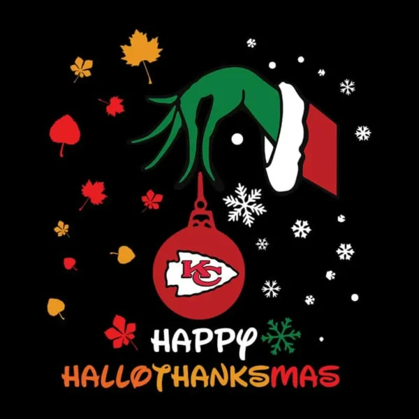 playful and festive with a mix of holiday themes Chiefs classic SVG design showing joy and celebration for Cricut and Silhouette cutting machines