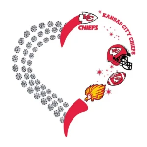 modern and bold with playful elements Chiefs classic SVG design showing excitement and pride for Cricut and Silhouette cutting machines