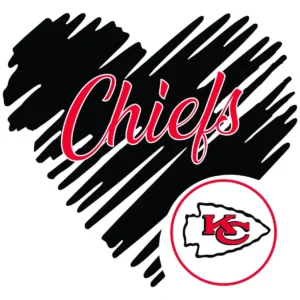 modern with a touch of vintage Chiefs classic SVG design showing excitement for Cricut and Silhouette cutting machines