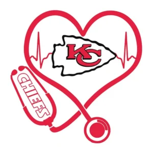 modern and bold with a playful twist Chiefs classic SVG design showing excitement and pride for Cricut and Silhouette cutting machines