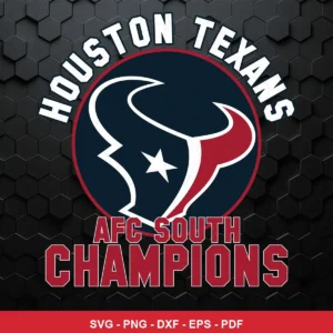 modern, clean sports logo style Nfl logo SVG expressing pride and celebration for Cricut and Silhouette