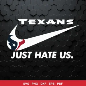 modern minimalist with bold typography and logo integration Nfl SVG expressing defiance/pride for Cricut and Silhouette