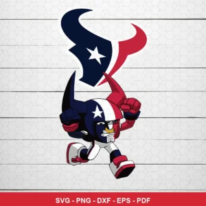 modern cartoon style with bold lines and dynamic pose Nfl logo SVG featuring cartoon character for Cricut and Silhouette