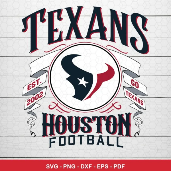vintage/retro logo style with classic typography and emblematic elements Nfl logo SVG for Cricut and Silhouette
