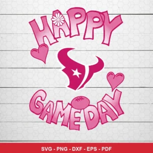 simple, cartoonish, and playful with a focus on team branding Nfl logo SVG for Cricut and Silhouette