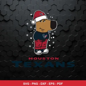 cartoon, modern, clean vector art Nfl SVG expressing festive, team pride featuring dog character for Cricut and Silhouette