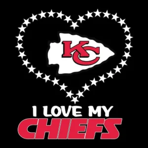bold and modern with a touch of vintage elements Chiefs classic SVG design showing excitement and pride for Cricut and Silhouette cutting machines