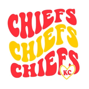 vintage and bold with a playful twist Chiefs classic SVG design showing excitement and pride for Cricut and Silhouette cutting machines