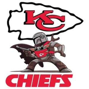modern and bold with a playful twist Chiefs logo SVG design showing excitement and pride for Cricut and Silhouette cutting machines