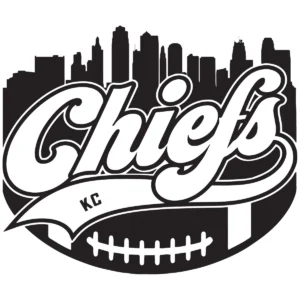 vintage and bold with a modern twist Chiefs classic SVG design showing excitement and pride for Cricut and Silhouette cutting machines