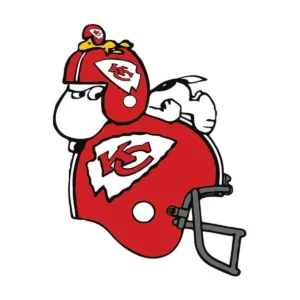 bold and playful with a vintage touch Chiefs helmet SVG design showing excitement for Cricut and Silhouette cutting machines