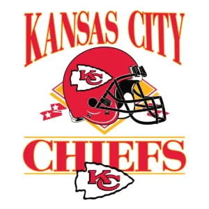 vintage with bold elements Chiefs logo SVG design showing excitement for Cricut and Silhouette cutting machines