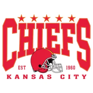 vintage and bold Chiefs helmet SVG design showing excitement for Cricut and Silhouette cutting machines