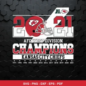 modern sports graphic with bold typography and team branding Chiefs player SVG for Cricut and Silhouette