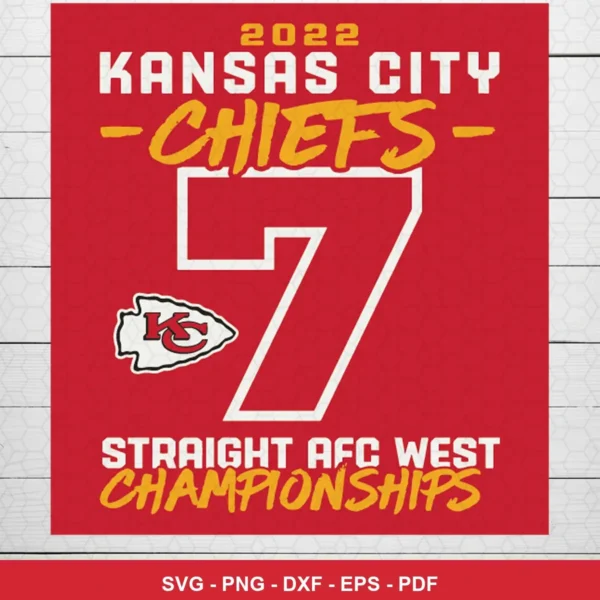 modern sports graphic with bold typography and team branding Chiefs player SVG for Cricut and Silhouette