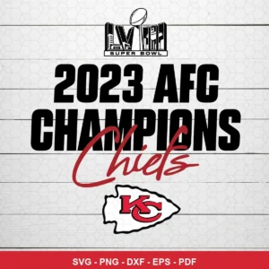 modern, clean, and bold typography-focused design Chiefs player SVG expressing celebration/pride for Cricut and Silhouette