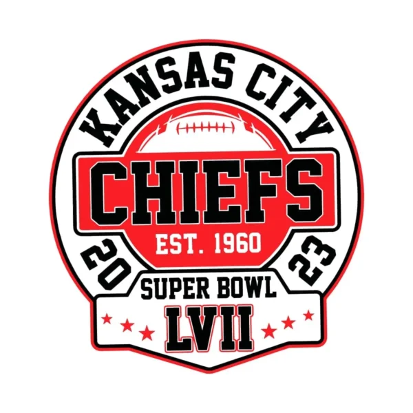 vintage and bold Chiefs classic SVG design showing excitement for Cricut and Silhouette cutting machines