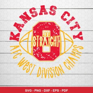 vintage distressed typography with simple football graphic Chiefs player SVG for Cricut and Silhouette