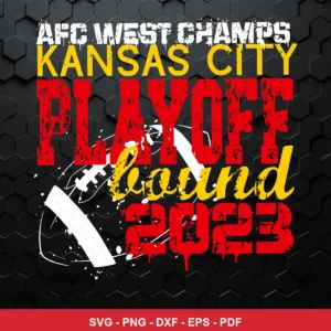 modern grunge with distressed typography and sports theme Chiefs player SVG for Cricut and Silhouette